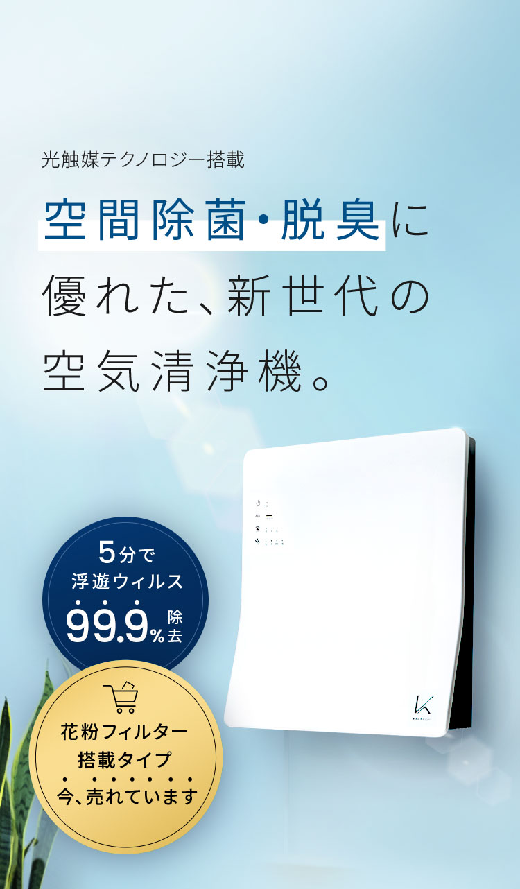 限定タイムセール カルテック 光触媒除菌脱臭機+空気清浄機